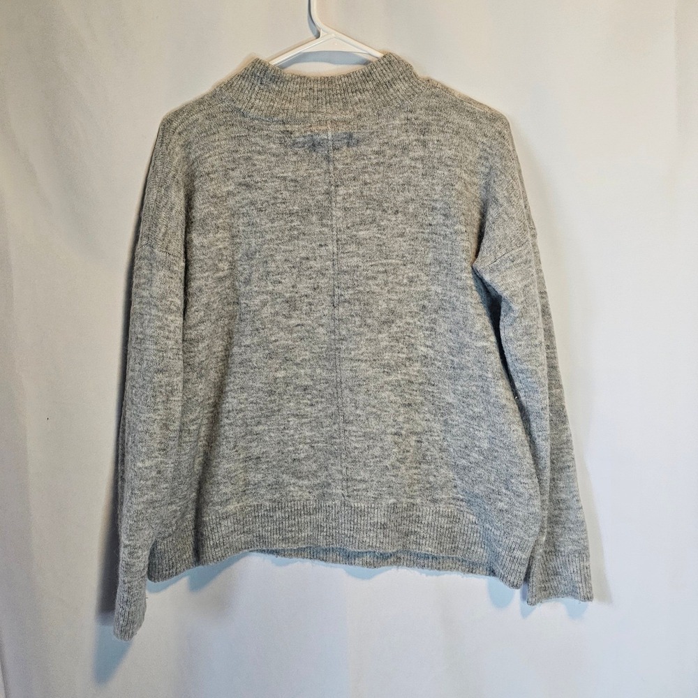 Jack Wills Womens Mock Neck‎ Sweater Gray Knit Pullover Long Sleeve Size US 2 - Picture 6 of 6